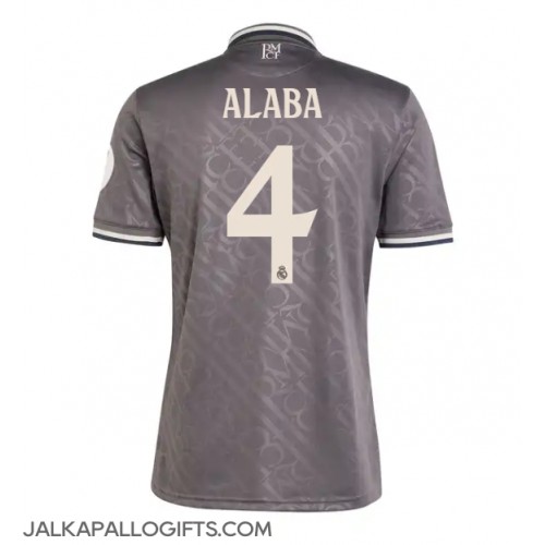 Real Madrid David Alaba #4 Kolmaspaita 2024-25 Lyhythihainen